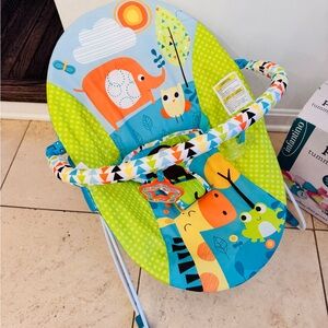 Colorful Animal Baby Bouncer